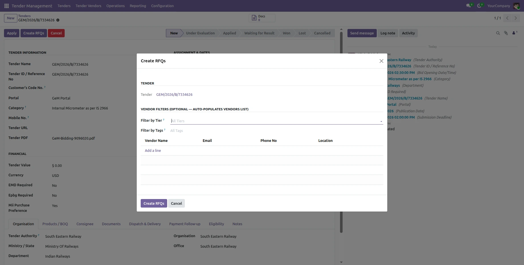 odoo-19-purchase-tender-management-create-new-tender-form