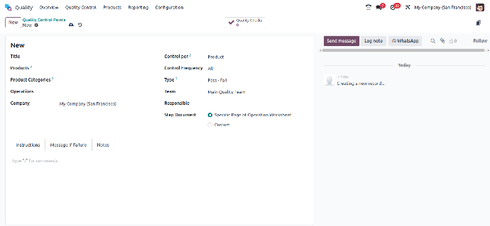 quality control management module for fmcg franchise business