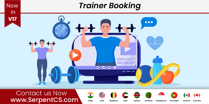 gym trainer booking module 