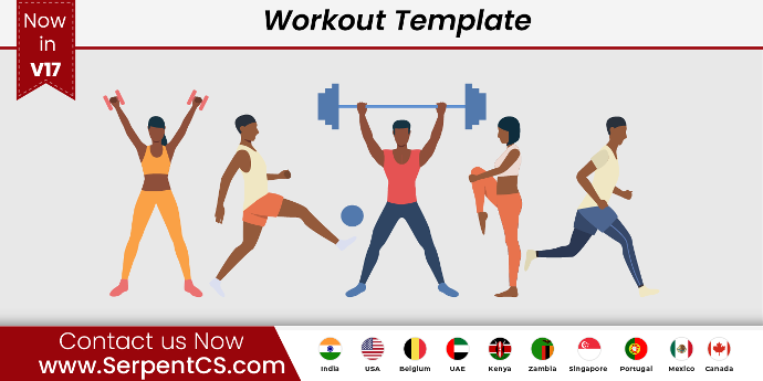 gym workout template